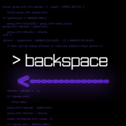 backspace