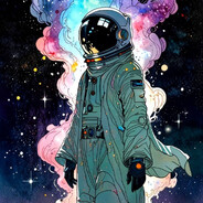 Blank astronaut