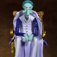 Squidward On A Chair