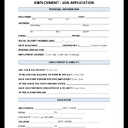 Job Application