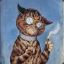 Smoking cat