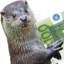 Otter mit viel Schotter