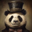 Top Hat Panda