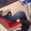 Drunk man sleeping