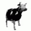 Dancin&#039; pixel cow