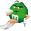 green M&amp;M