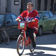 Denis Coderre en BIXI