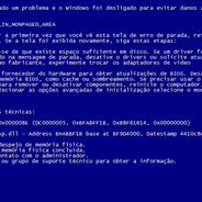 TELA AZUL DO WINDOWS