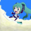 Surfing Hatsune Miku