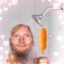 Ed Sheeran with a Corn Dog