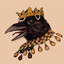 The Regal Ruler of Crows