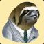 Sloth in a suit