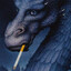 Dragon Smoking A dart