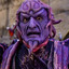 Purple goo man