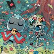 Hamburger with Fried chicken