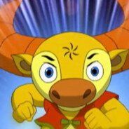 勇敢无畏大角牛