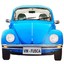 Fusca azul