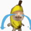 cry banana cat