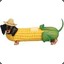 Dog On A Cob