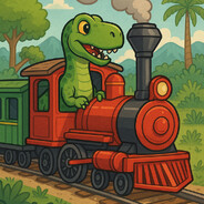 JémLétrainEtLesDinosaure