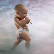 baby GETTIN' it with that flute