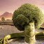 brocolli in hot tub