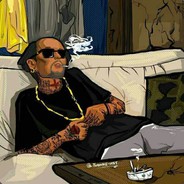 胖虎握着手里的刀