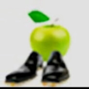 apple in the shoes
