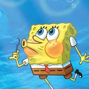 爱吸泡泡的海绵宝宝