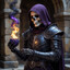 Skull man the reaper of envy