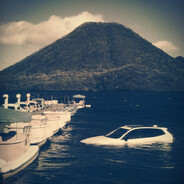 榛名湖のボルボ