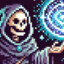 a skeleton wizard