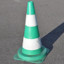 A Turquoise Road Cone