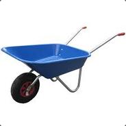 a wheelbarrow (real)