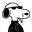 el maldito snoopy negro