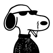 el maldito snoopy negro