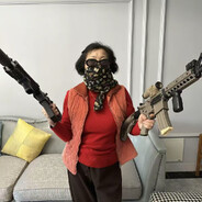 她说摔炮炸黑的