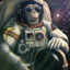 Space Astronaut Monke boy Banana