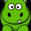 Sir green hippo