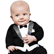 well dressed baby