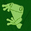 green frog