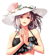 樱花不及她万分