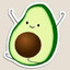 wiggly avocado