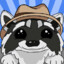 A Cowboy Raccoon