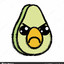 Angry avocado