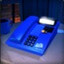 Blue Digital Phone