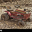 heavily rusted lawnmower