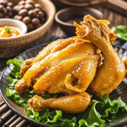 这是一只香酥鸡