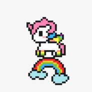 阳光彩虹小白马