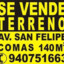 VENDE TERRENOS (053) 543637